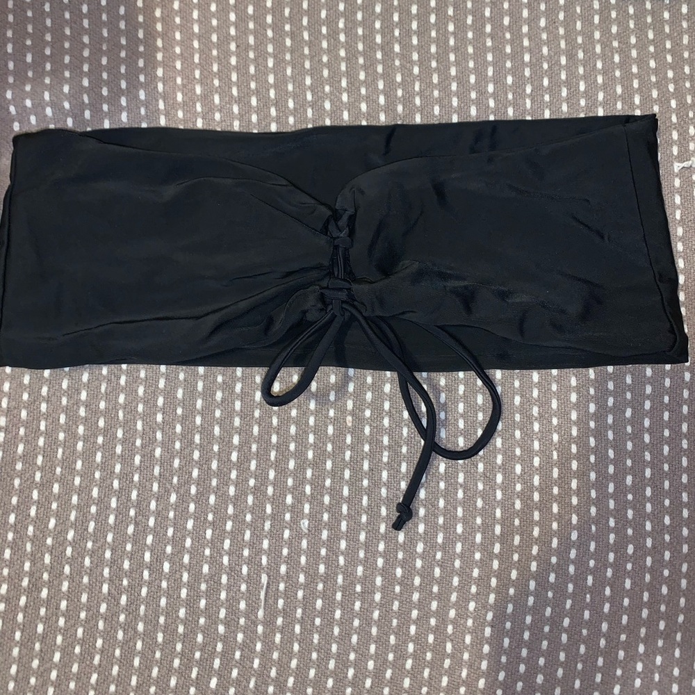 Tie Bandeau Bikini Top